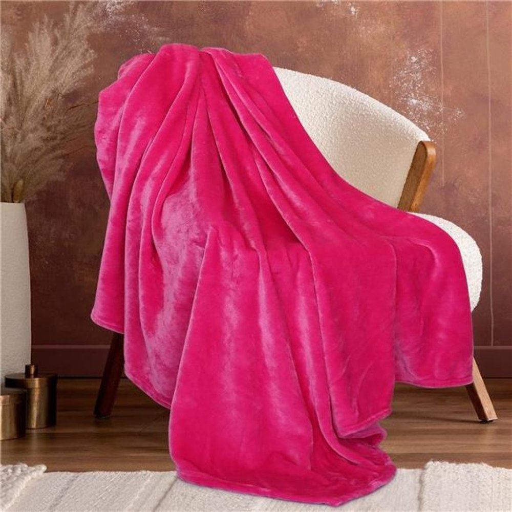 Throw Blanket for Couch Soft Fall Decor - Pink 50x70 inch NWT